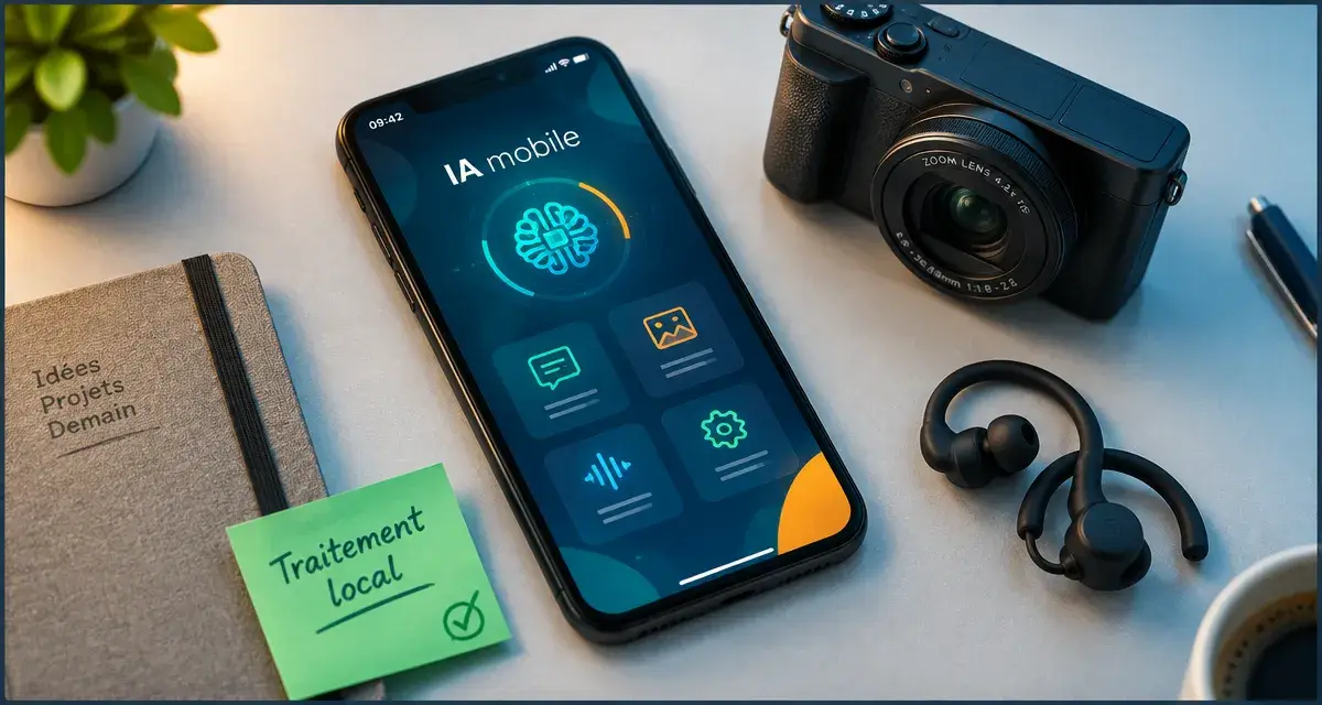 Intelligence artificielle telephone avec traitement local des données