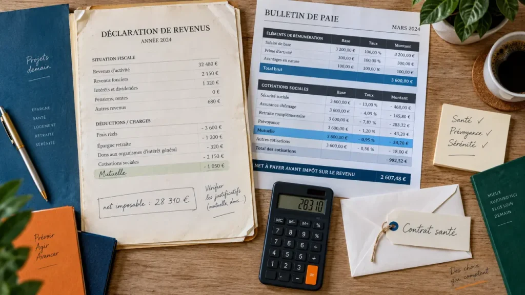 La mutuelle santé est déductible des impôts dans deux cas précis