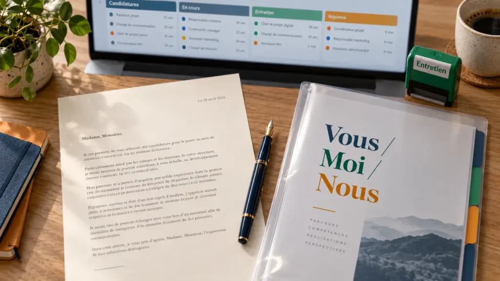 Structure de lettre de motivation : trois parties pour convaincre, une page pour rester clair