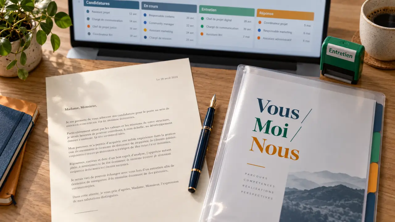 Structure lettre de motivation : trois parties pour convaincre sur une page